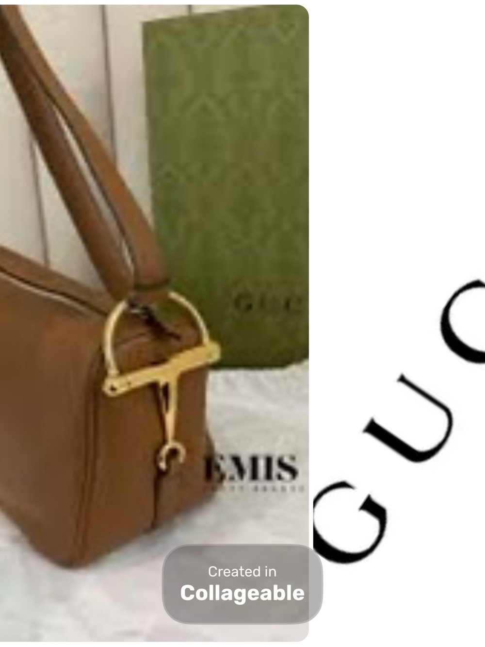 ‼️WOW‼️LUXURY GG Brown Leather Shoulder Bag with Gold Hardware‼️NEW🤎🧡